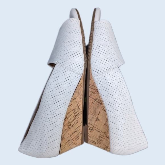 NEW Cork Wedge AEROSOLES Off-White Size 8 - Picture 5 of 7